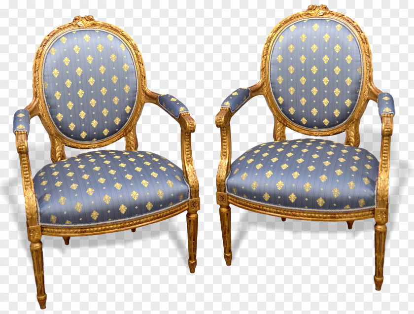 Chair Wing Louis XVI Style France Furniture PNG