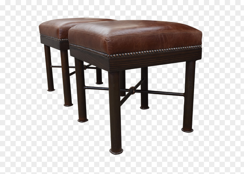 Cowhide Ottoman Table Chair Product Design Garden Furniture PNG