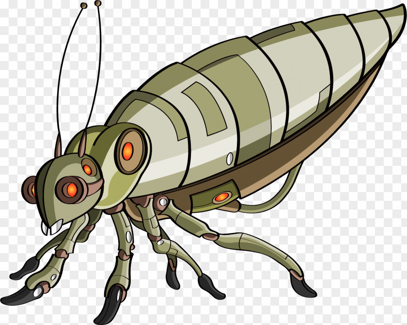 Painted Insect Vector Robot Yellow Stock Photography Illustration PNG
