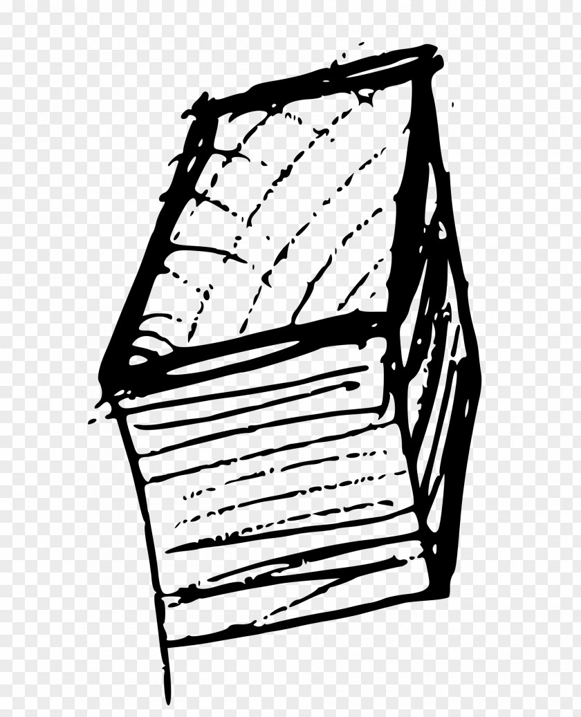 WOOD BOX Line Art Drawing Sketch PNG