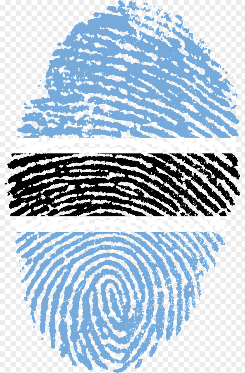 Flag Fingerprint National Stock.xchng Of Botswana PNG