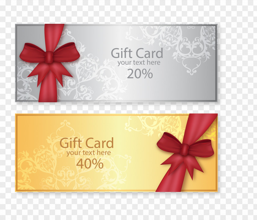 Gift Certificates Vector Material Wedding Invitation Card Voucher PNG