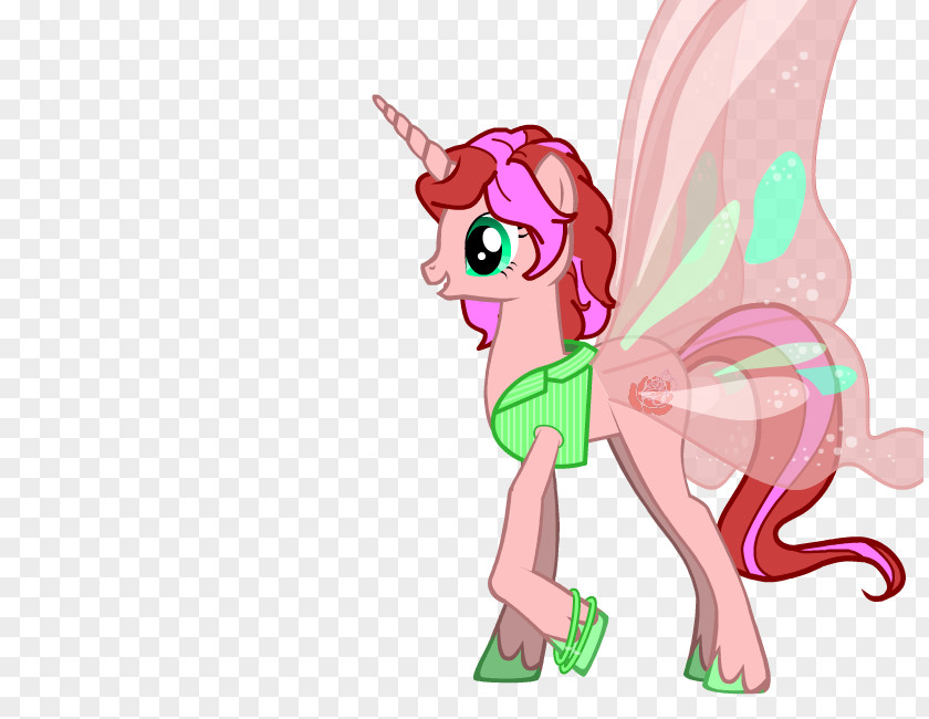 Horse Fairy Pink M Clip Art PNG