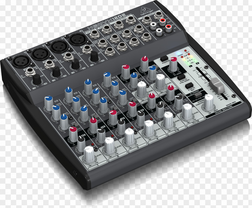 Microphone Behringer Xenyx 1202FX Audio Mixers PNG