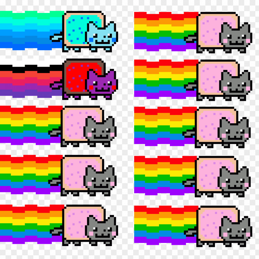 Poppys Nyan Cat Drawing Art Flowey PNG