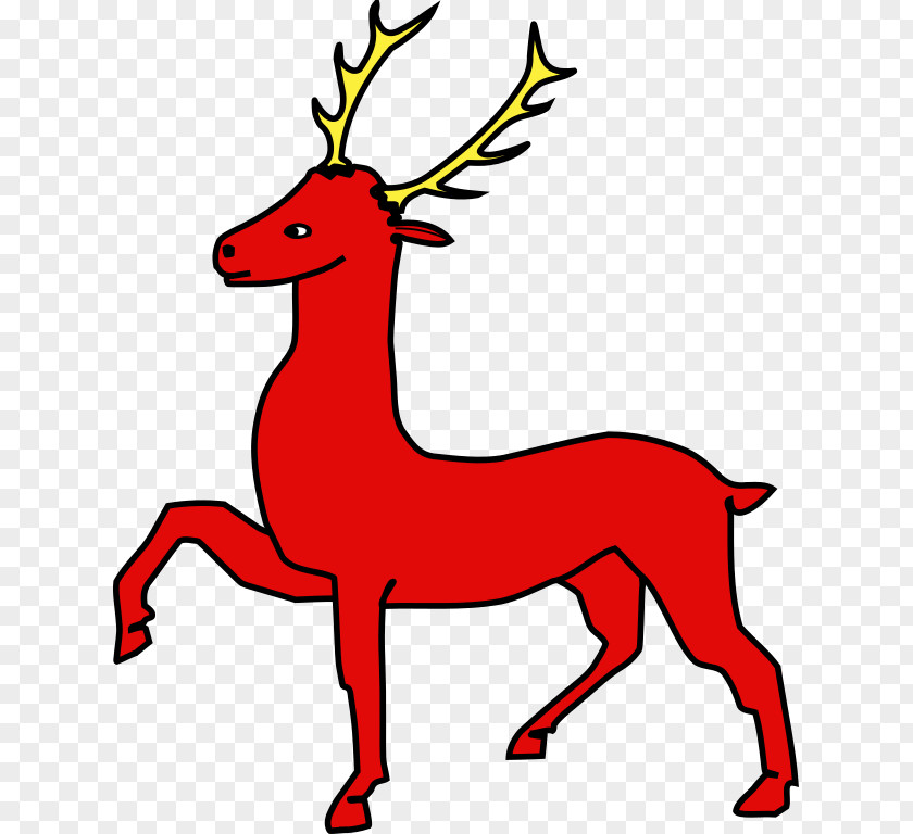 Reindeer Snout Wildlife Blason Clip Art PNG