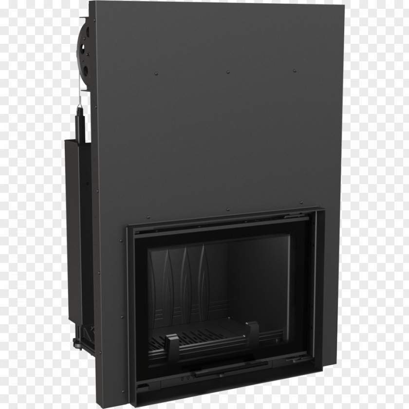 Stove Fireplace Insert Firebox Water Jacket Cast Iron PNG