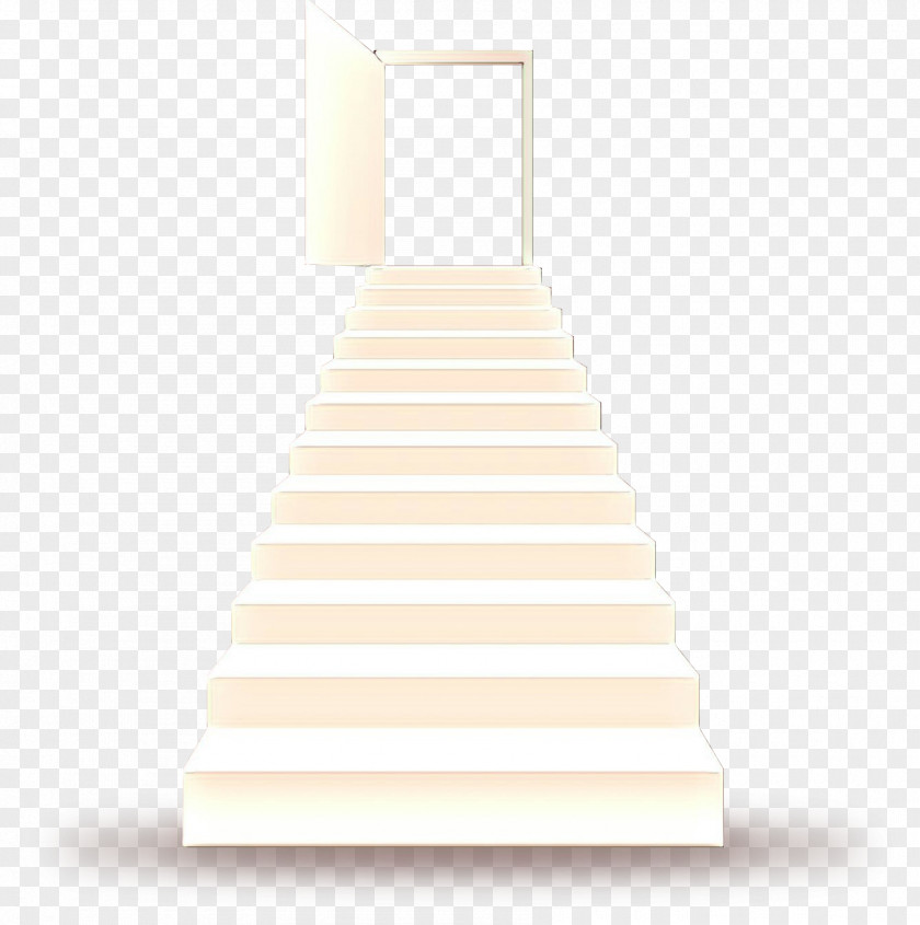 White Stairs Beige Light Fixture PNG