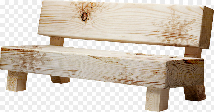 Wood Softwood Couch Bench Solid PNG