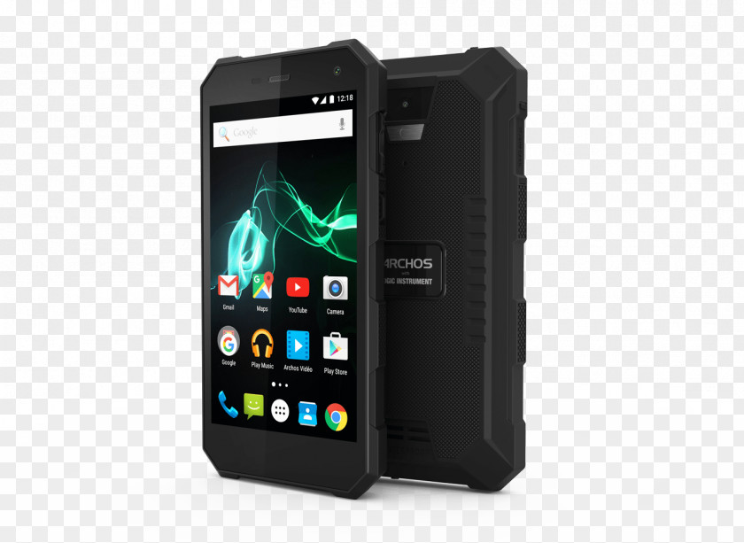 Black Archos Diamond Smartphone 4G 64GB 55 Selfie 20 Gr Water ResistantMost Expensive Pc Build 50 Saphir 16GB Rugged UK SIM-free PNG