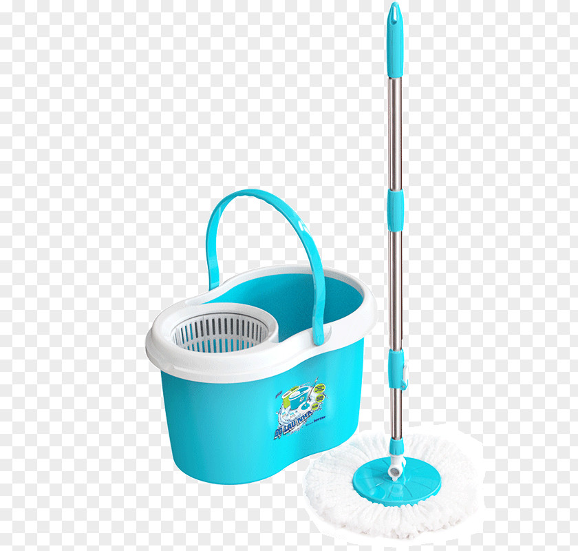 Bucket Mop Microfiber Plastic Floor PNG
