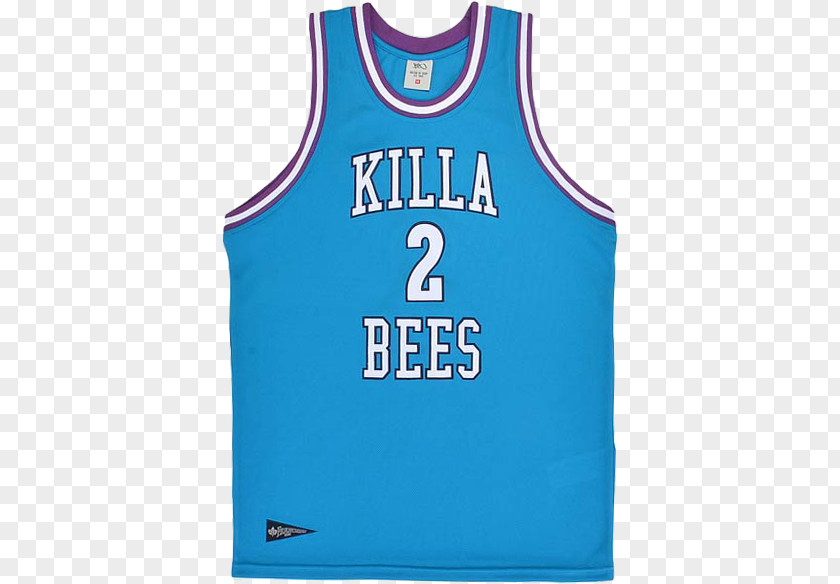 Male Jersey T-shirtT-shirt Sports Fan Sleeveless Shirts K1X Killa Bees Mesh Jersey, Mint/White, Size S PNG