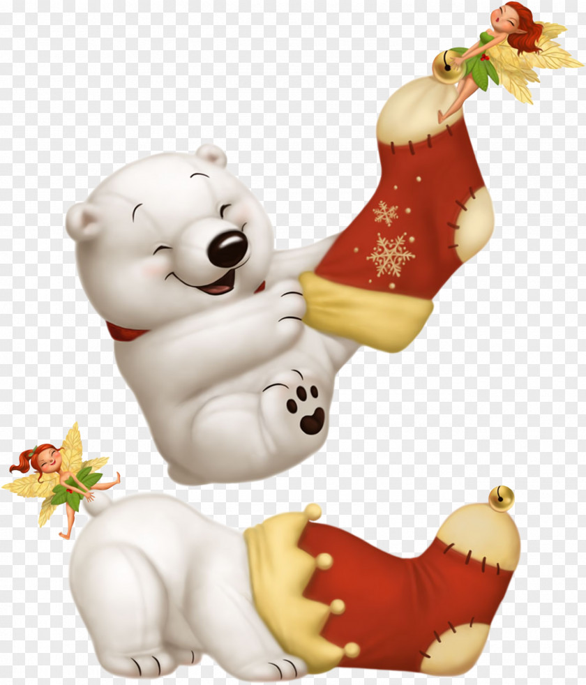 Beaver Polar Bear Christmas PNG