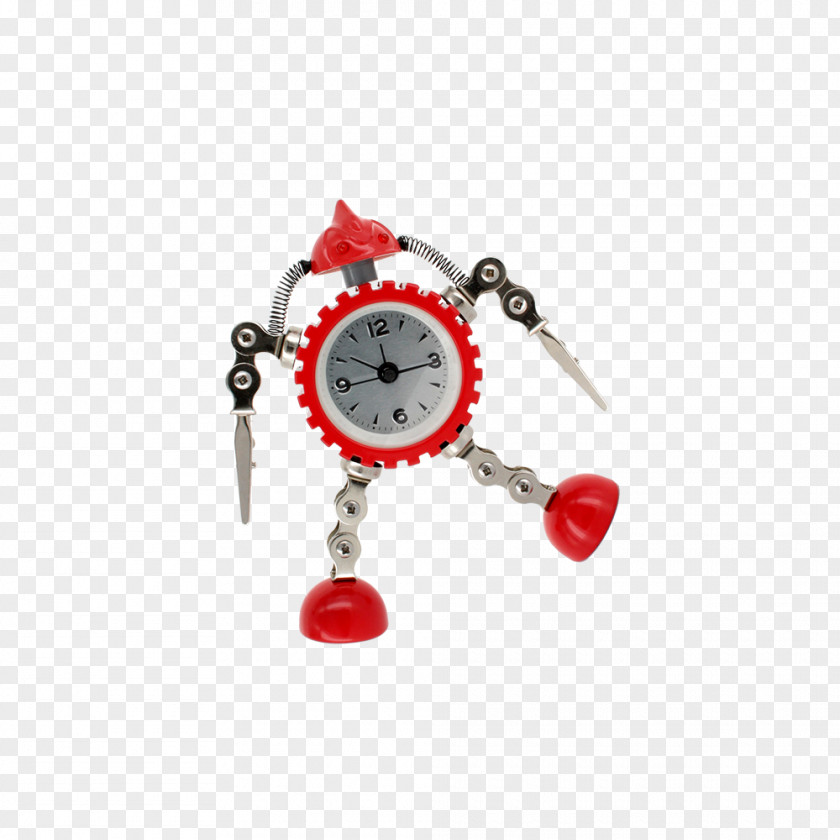 Clock Alarm Clocks Pylones Robot Clocky On Wheels Robotic PNG