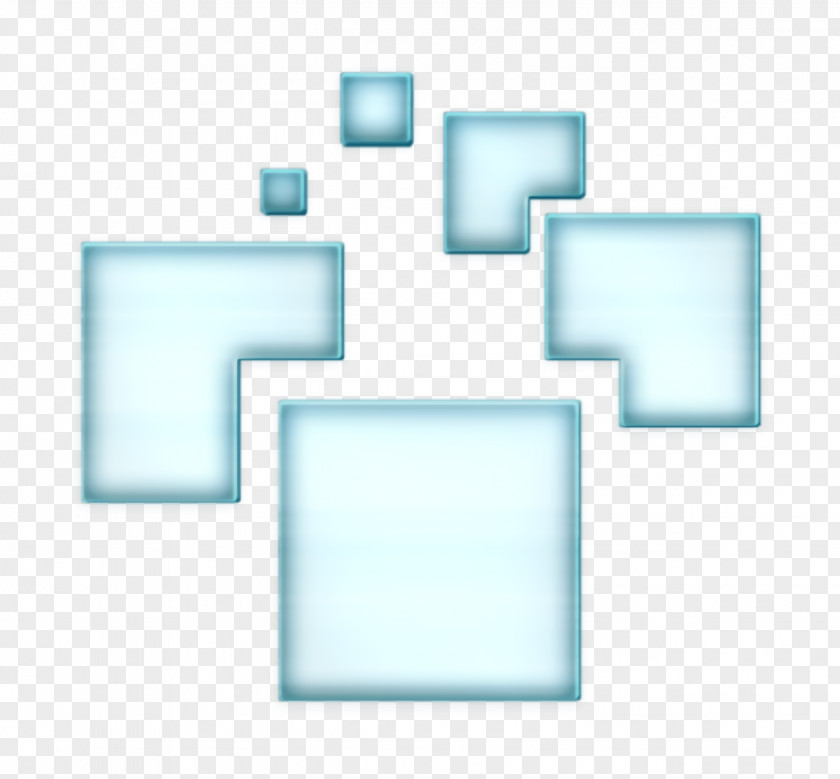 Data Random Squares Icon Shapes PNG