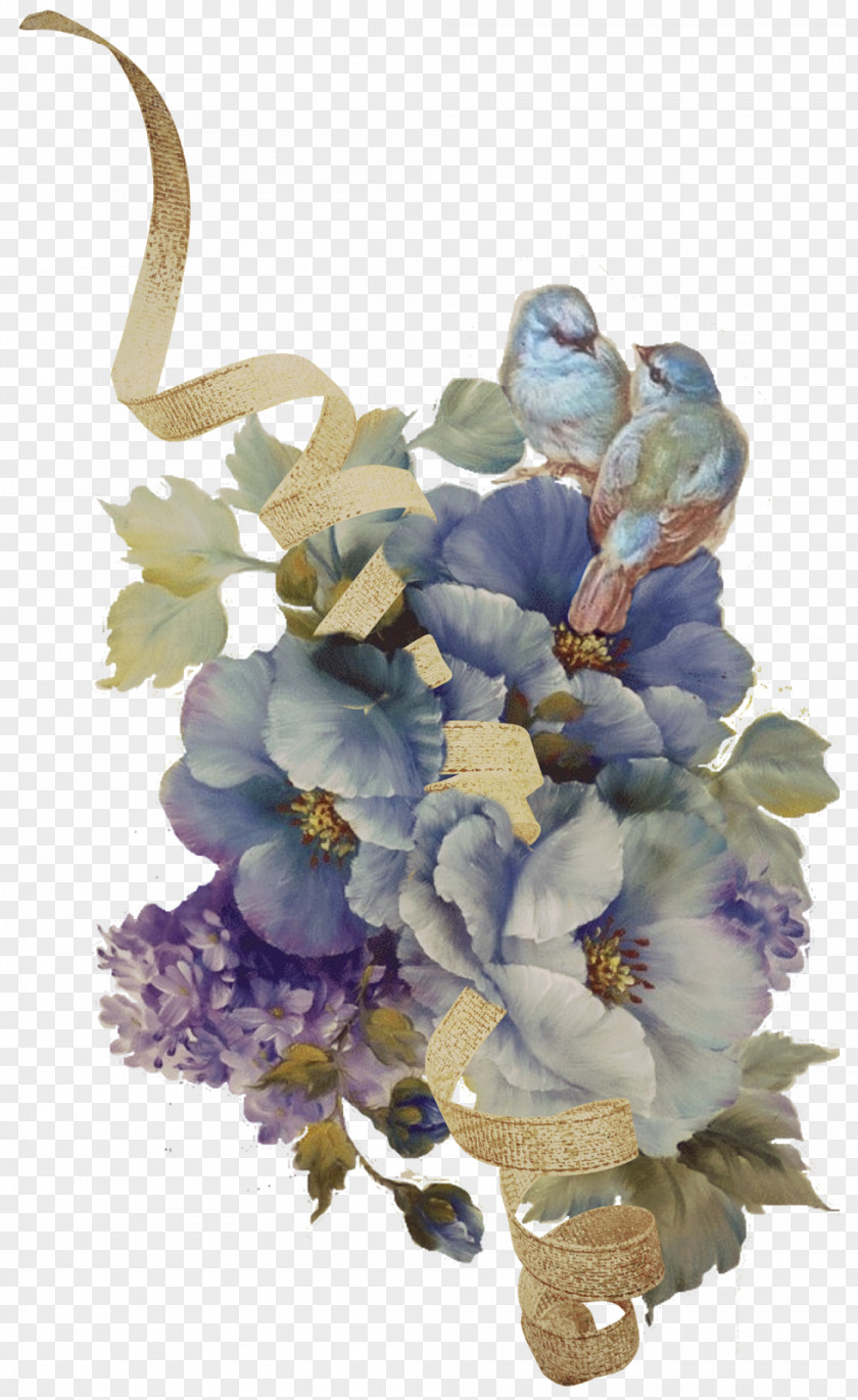 Painting Floral Design Watercolor Art Decoupage PNG