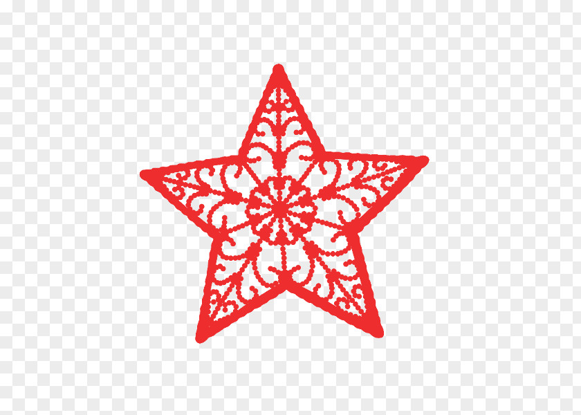 Red Five-pointed Star Pattern Blue White Clip Art PNG