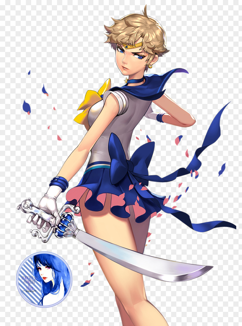 Sailor Uranus Neptune Moon Pluto Saturn PNG