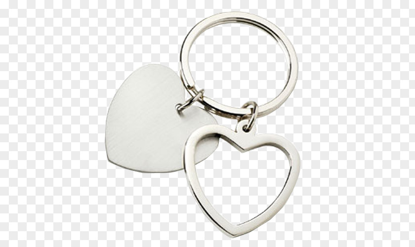 Silver Key Chains Locket Body Jewellery PNG