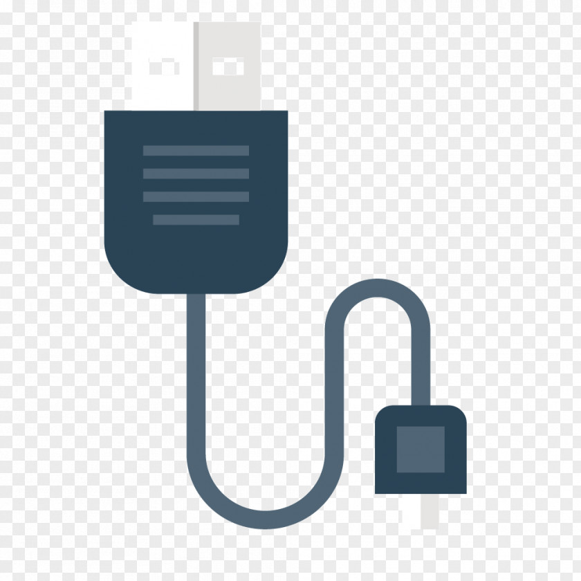 Vector USB Data Cable Electrical Computer File PNG