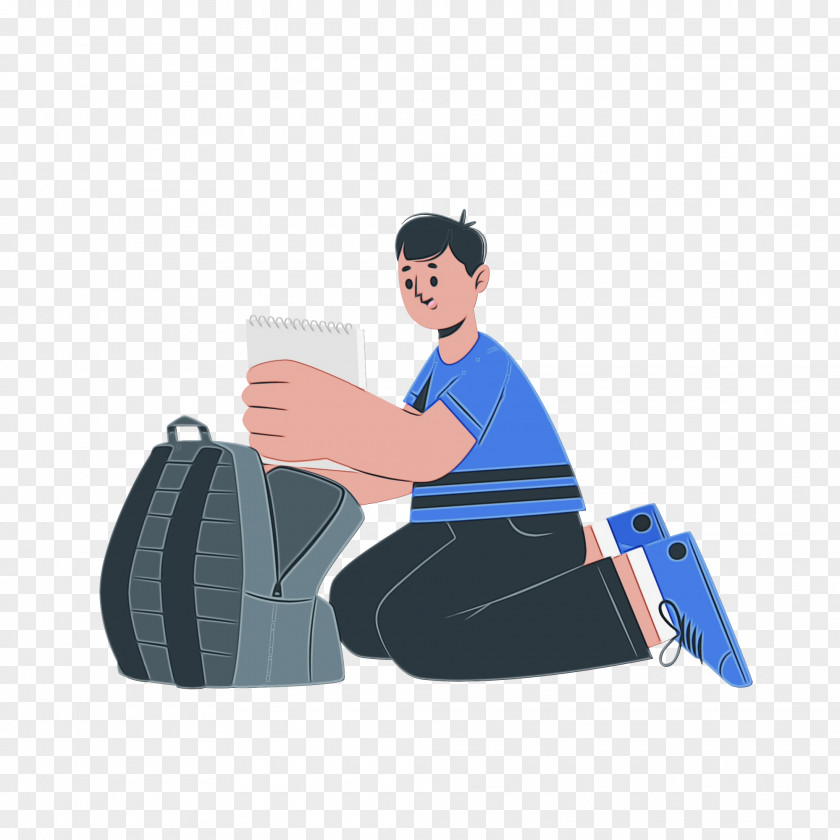Bag M-- Sitting Cartoon Arm Cortex-m PNG