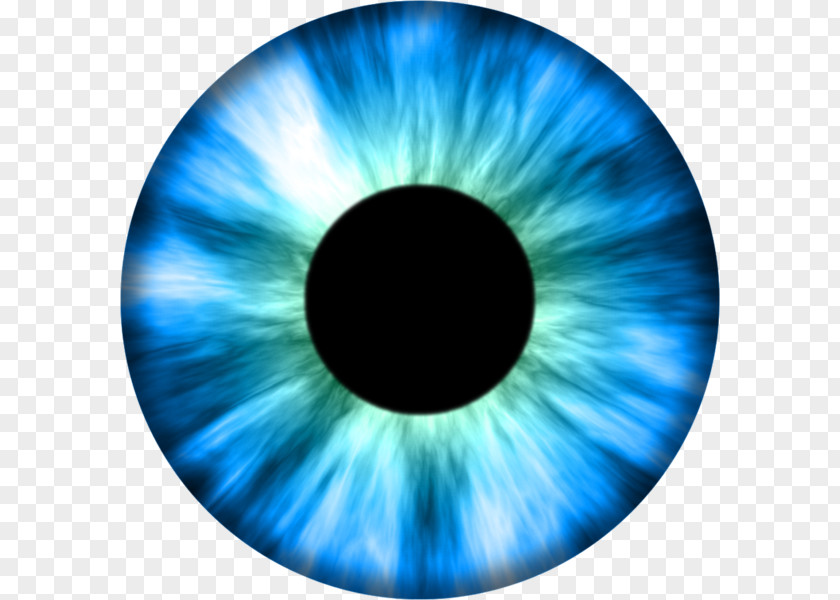 Exam Eye Iris Texture Mapping Color Blue PNG