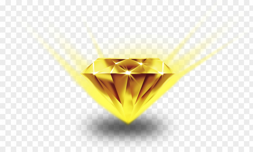 Golden Diamond Yellow Wallpaper PNG