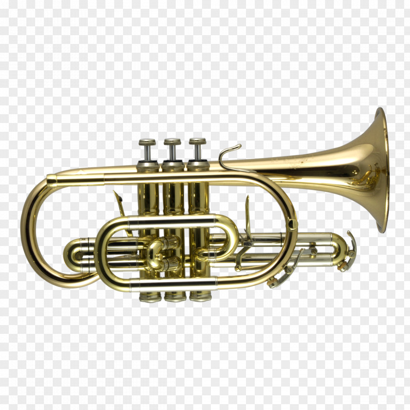 Trumpet Cornet Saxhorn Mellophone French Horns PNG