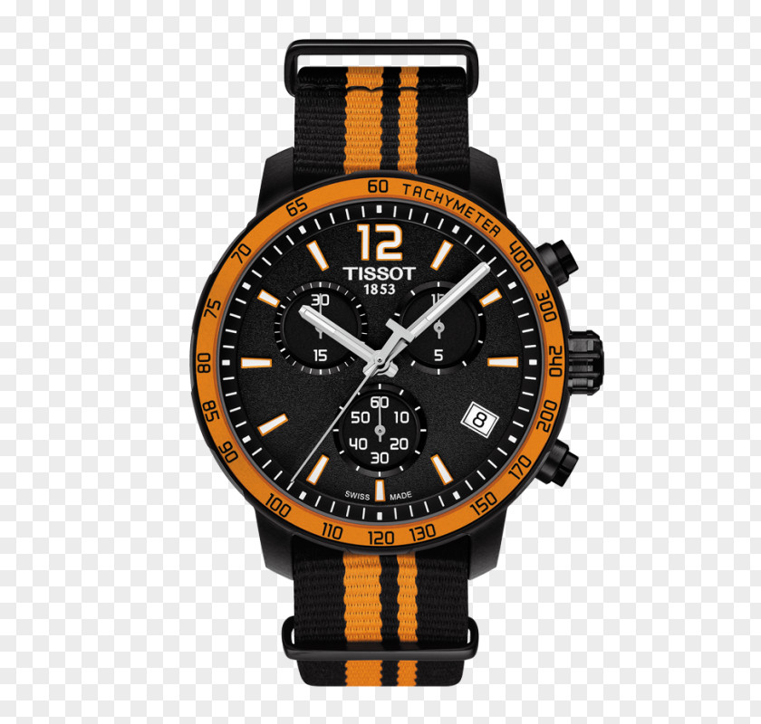 Watch Chronograph Tissot Strap PNG