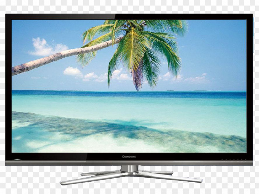 4K High-definition LCD TV Screen Key West Olde Naples Beach Real Estate Holiday Home PNG