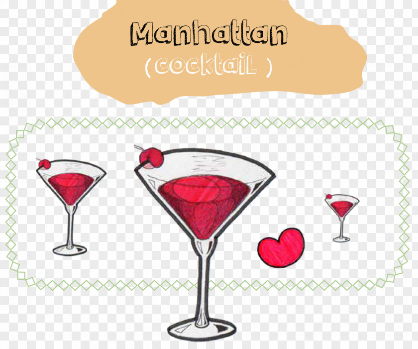 Cocktail Garnish Martini Cosmopolitan Wine Pink Lady PNG