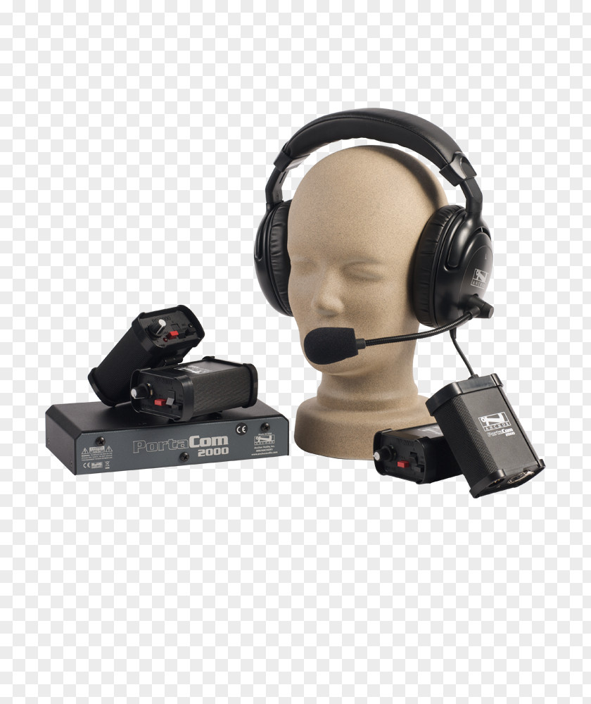 Headphones Headset Wireless Intercom System PNG