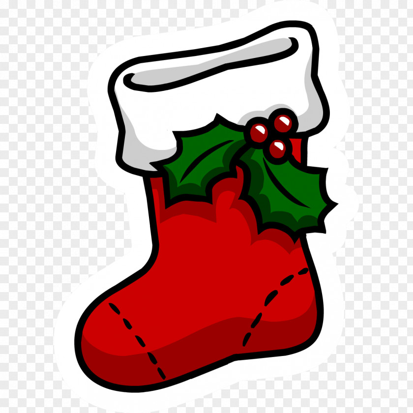Pin Christmas Decoration Club Penguin Stockings Ornament PNG
