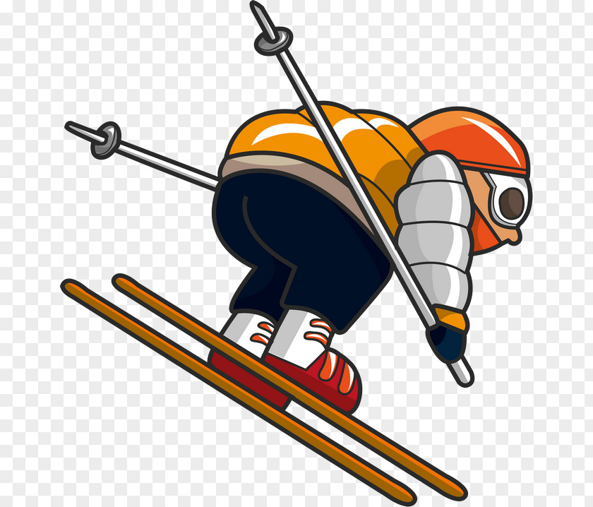 Skiing Cartoon Extreme Sport Clip Art PNG
