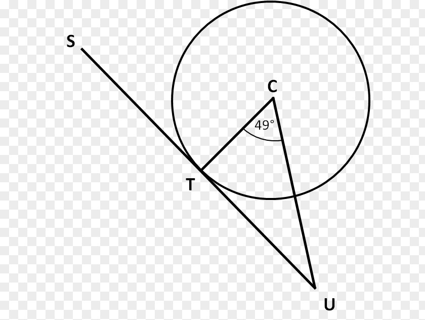 Triangle Tangent Lines To Circles PNG