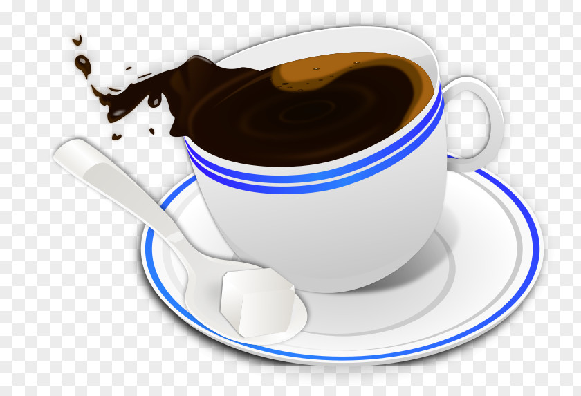 A Cup Of Spilled Coffee Tea Cafe Drink PNG