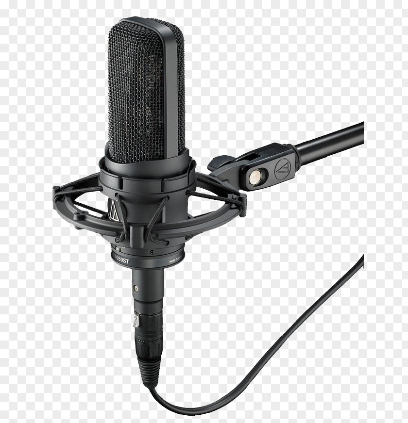 Black Microphone AUDIO-TECHNICA CORPORATION Sound Diaphragm PNG