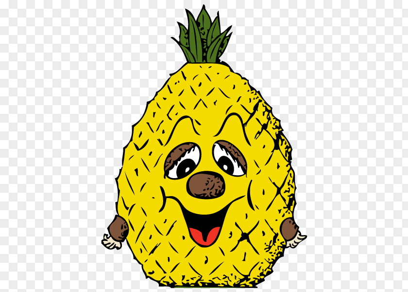 Cartoon Pineapple T-shirt Clip Art PNG