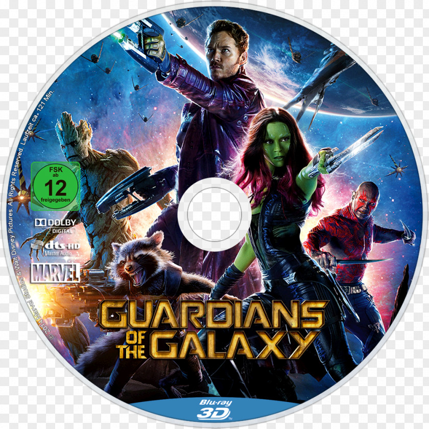 Guardians Of The Galaxy Drax Destroyer Star-Lord Gamora Howard Duck Groot PNG