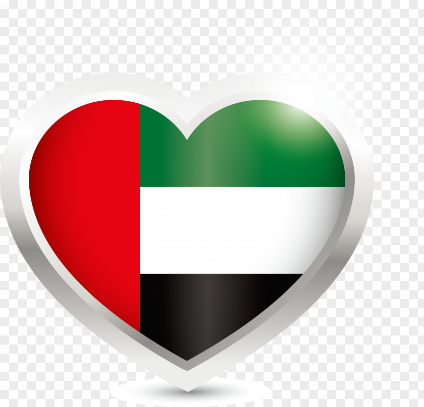 Love United Arab Emirates Flag Of The PNG