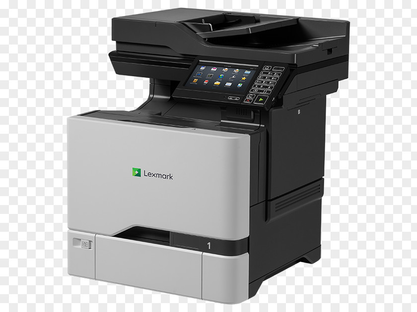 Printer Multi-function Lexmark CX725de Color Laser Mfp 40C9500 Cx725de Colour A4 47/47 Ppm 4in1 Solutions Capable PNG