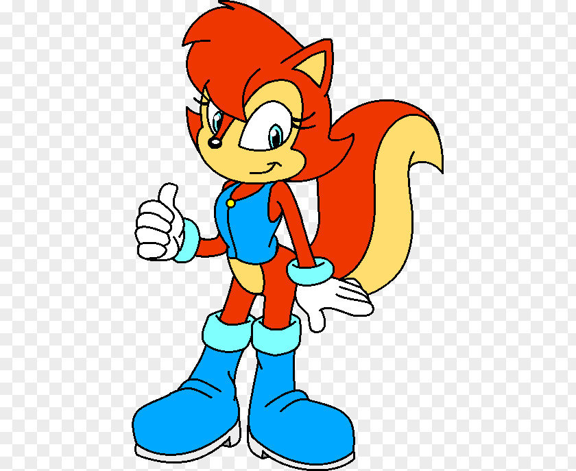 Squirrel Princess Sally Acorn Tails Chipmunk Sonic The Hedgehog PNG