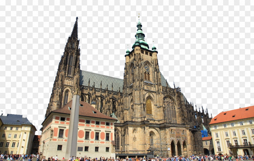 St. Victor's Cathedral Prague Castle Vitus Charles Bridge Slovakia Tourist Attraction PNG