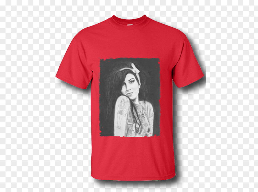 Amy Winehouse T-shirt Hoodie Sleeve Top PNG