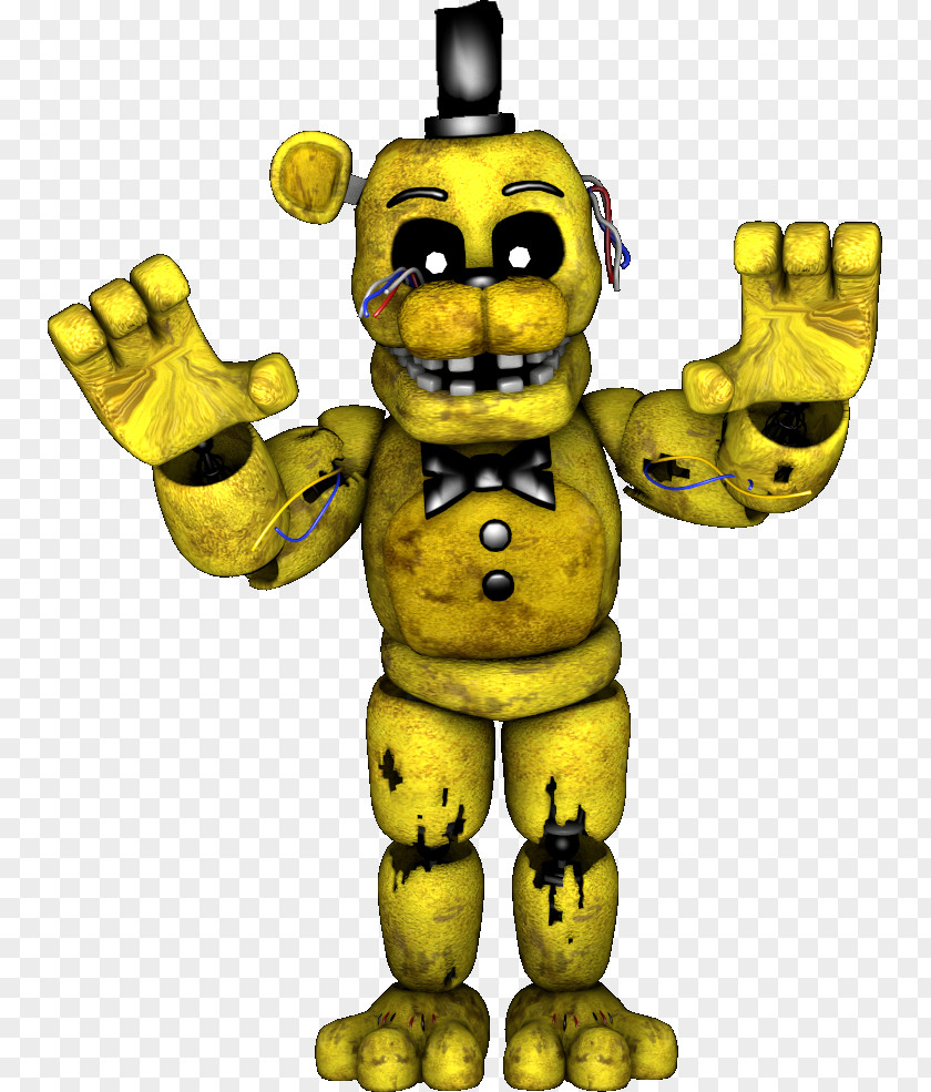 Golden Freddy Five Nights At Freddy's 2 3 Drawing PNG