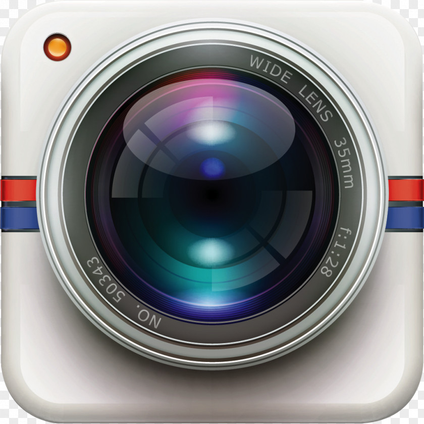 Painted Camera Lens Flare Clip Art PNG