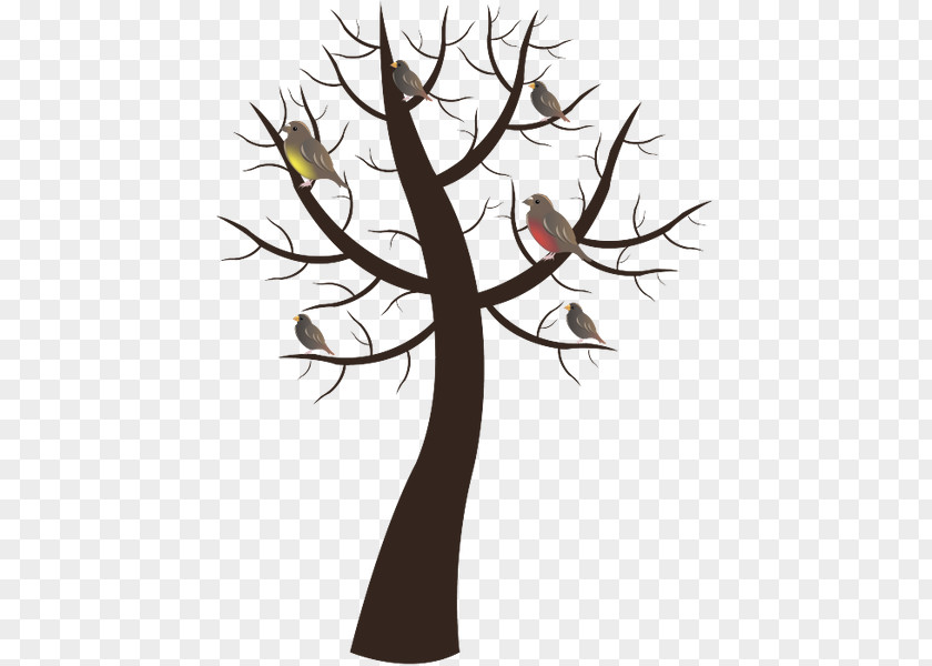 Tree Branch Bird PNG