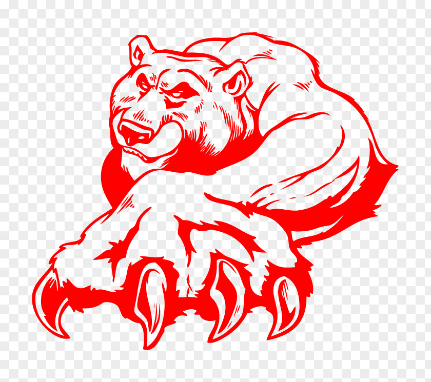 Bear Polar Clip Art Grizzly Mascot PNG