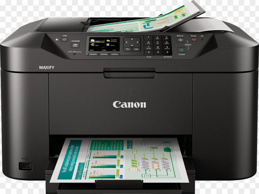 Printer Multi-function Inkjet Printing Canon MAXIFY MB2120 PNG