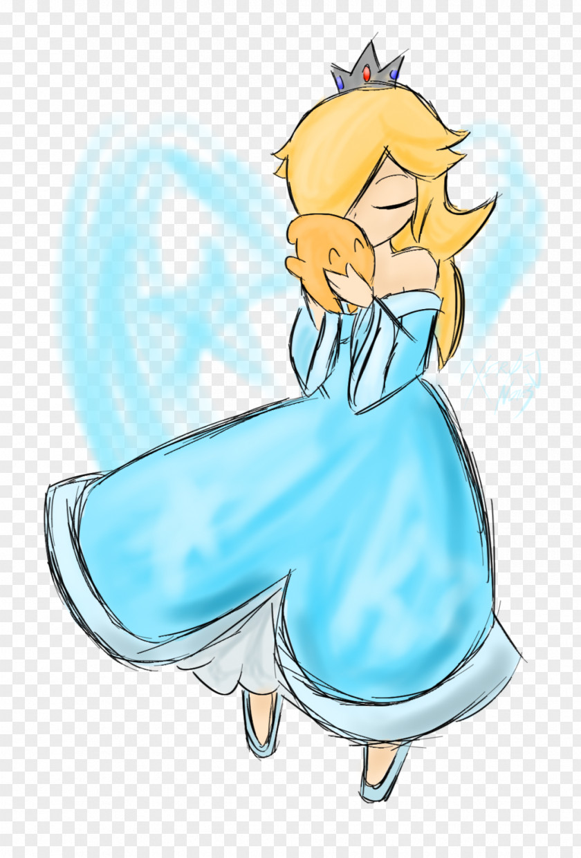 Rosalina Mario Series Art PNG